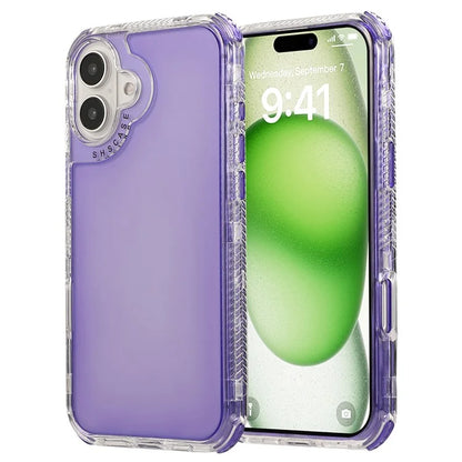 For iPhone 16 Plus Case Corners Impact Protection PC+TPU Clear Phone Cover