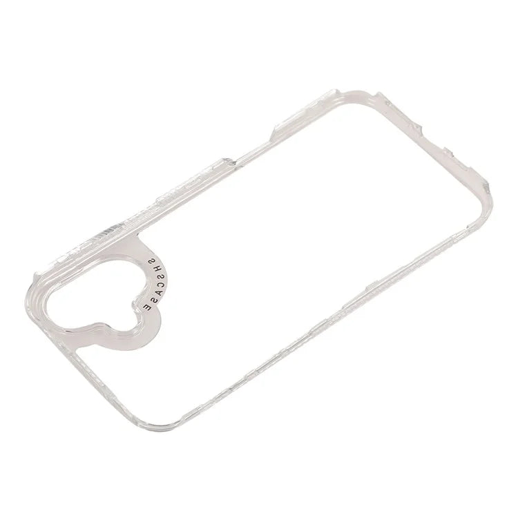 For iPhone 16 Plus Case Corners Impact Protection PC+TPU Clear Phone Cover