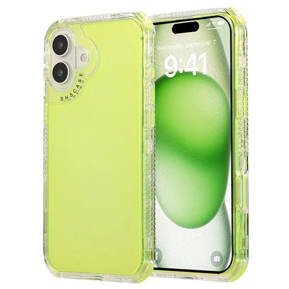 For iPhone 16 Plus Case Corners Impact Protection PC+TPU Clear Phone Cover