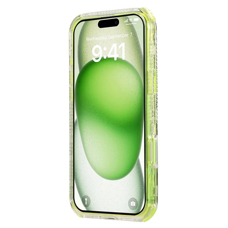 For iPhone 16 Plus Case Corners Impact Protection PC+TPU Clear Phone Cover
