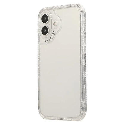 For iPhone 16 Plus Case Corners Impact Protection PC+TPU Clear Phone Cover