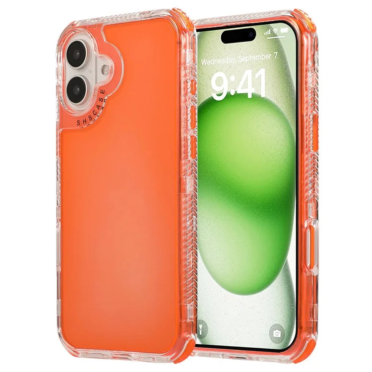 For iPhone 16 Plus Case Corners Impact Protection PC+TPU Clear Phone Cover