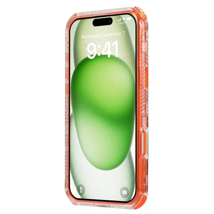 For iPhone 16 Plus Case Corners Impact Protection PC+TPU Clear Phone Cover