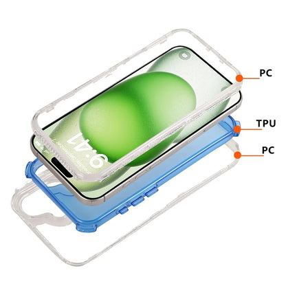 For iPhone 16 Plus Case Corners Impact Protection PC+TPU Clear Phone Cover