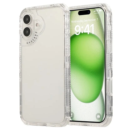 For iPhone 16 Case Corners Impact Protection PC+TPU Clear Phone Cover