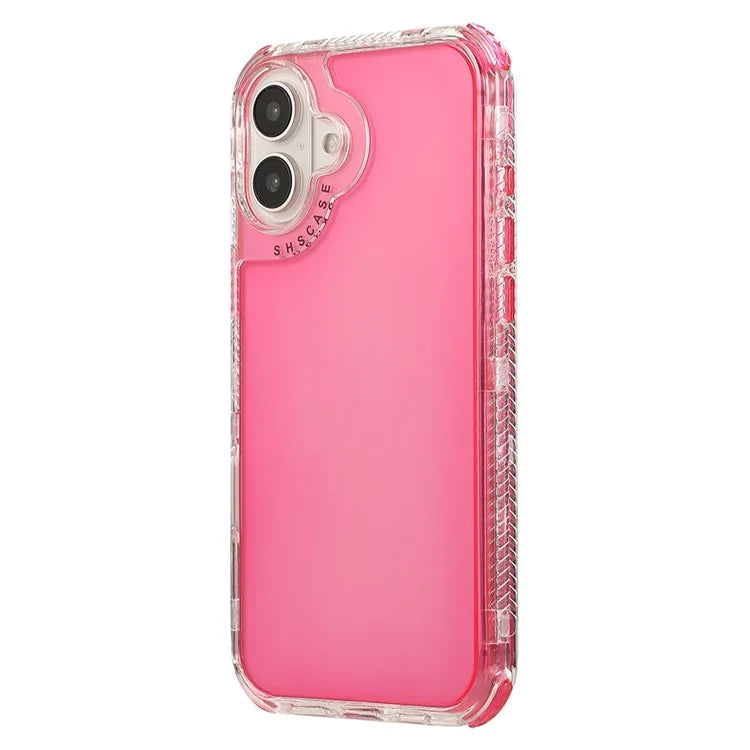 For iPhone 16 Case Corners Impact Protection PC+TPU Clear Phone Cover