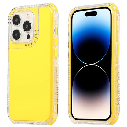 For iPhone 16 Pro Case 3-in-1 Drop-Proof PC+TPU Phone Cover