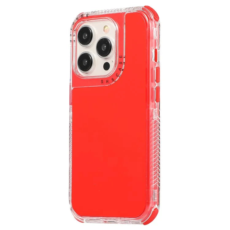 For iPhone 16 Pro Case 3-in-1 Drop-Proof PC+TPU Phone Cover