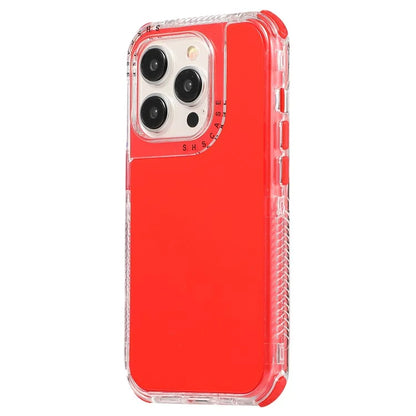 For iPhone 16 Pro Case 3-in-1 Drop-Proof PC+TPU Phone Cover