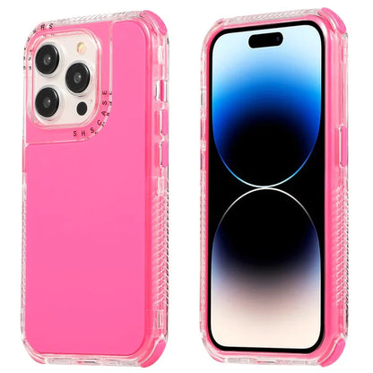 For iPhone 16 Pro Case 3-in-1 Drop-Proof PC+TPU Phone Cover