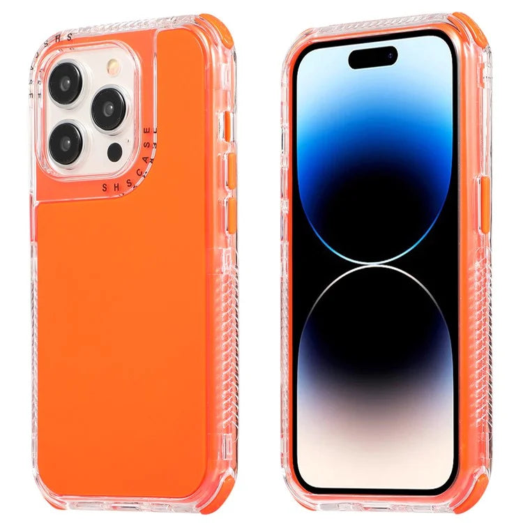For iPhone 16 Pro Case 3-in-1 Drop-Proof PC+TPU Phone Cover