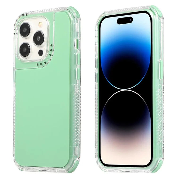 For iPhone 16 Pro Case 3-in-1 Drop-Proof PC+TPU Phone Cover