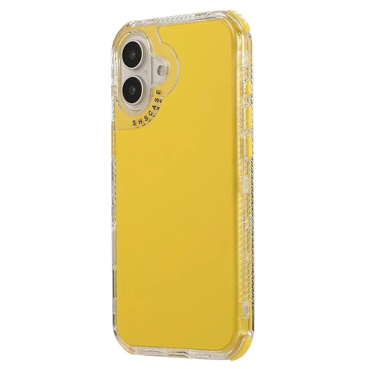 For iPhone 16 Plus Case 3-in-1 Drop-Proof PC+TPU Phone Cover