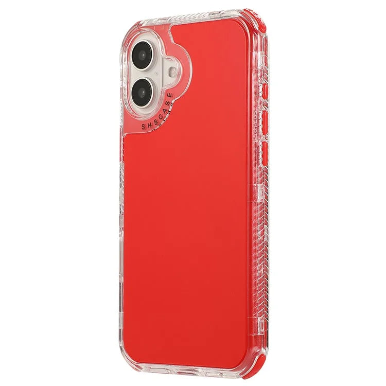 For iPhone 16 Plus Case 3-in-1 Drop-Proof PC+TPU Phone Cover