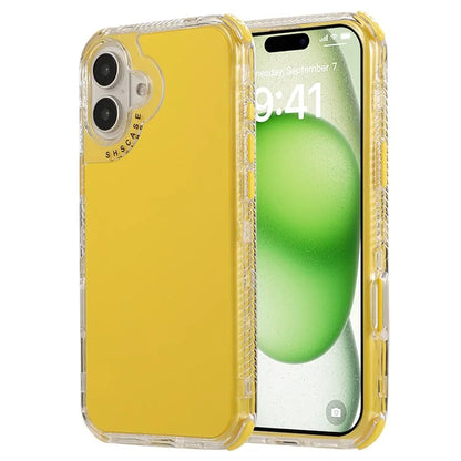 For iPhone 16 Case 3-in-1 Drop-Proof PC+TPU Phone Cover