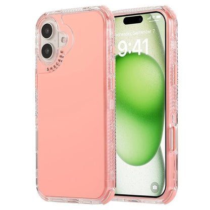 For iPhone 16 Case 3-in-1 Drop-Proof PC+TPU Phone Cover