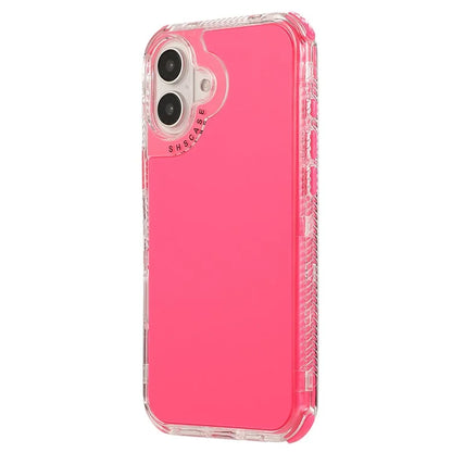 For iPhone 16 Case 3-in-1 Drop-Proof PC+TPU Phone Cover