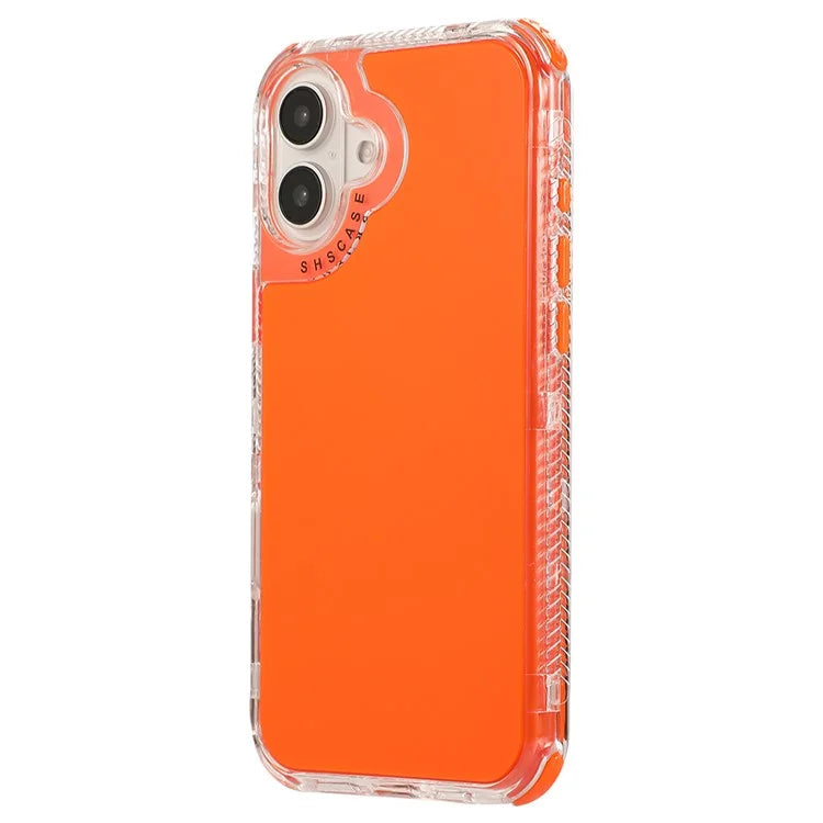 For iPhone 16 Case 3-in-1 Drop-Proof PC+TPU Phone Cover