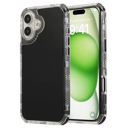 For iPhone 16 Case 3-in-1 Drop-Proof PC+TPU Phone Cover