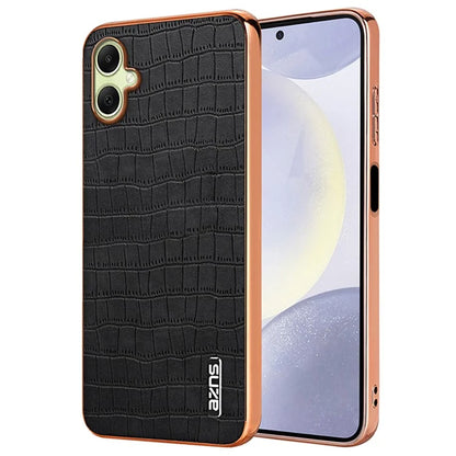 AZNS For Samsung Galaxy A06 Case Electroplating Crocodile Texture PU+TPU Phone Cover