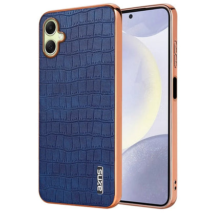 AZNS For Samsung Galaxy A06 Case Electroplating Crocodile Texture PU+TPU Phone Cover