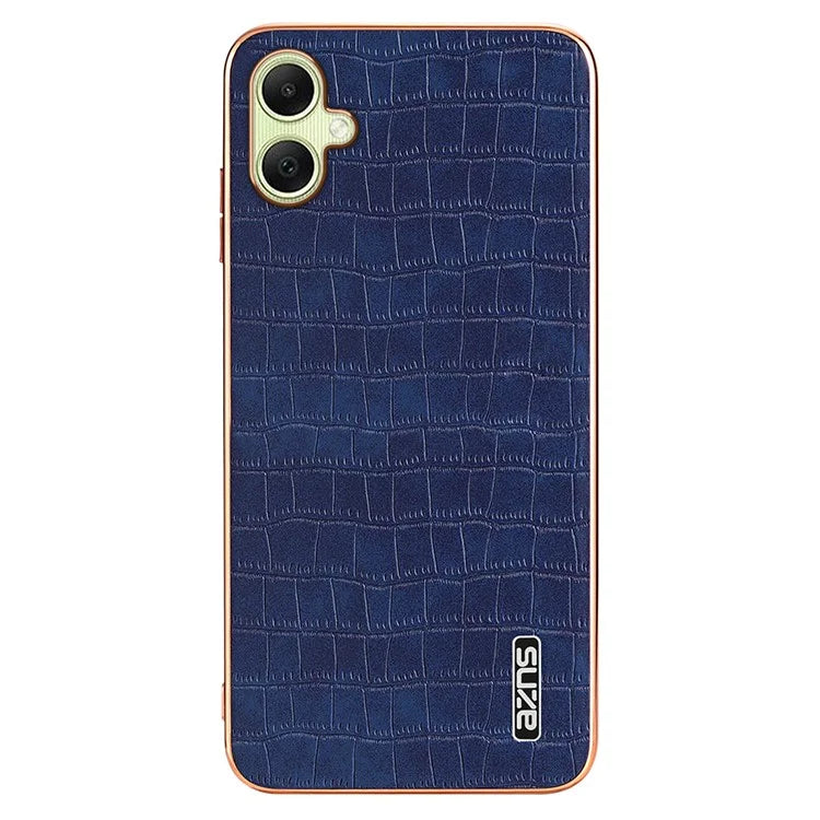 AZNS For Samsung Galaxy A06 Case Electroplating Crocodile Texture PU+TPU Phone Cover
