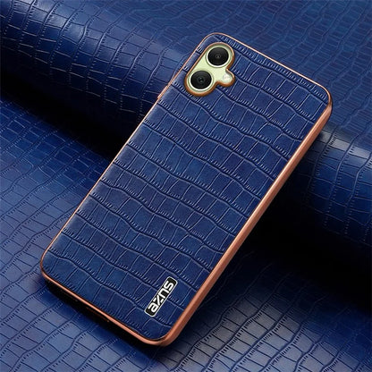 AZNS For Samsung Galaxy A06 Case Electroplating Crocodile Texture PU+TPU Phone Cover