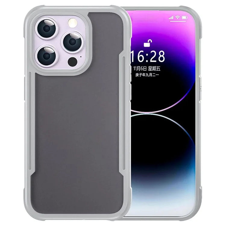 For iPhone 16 Pro Case PC+TPU Drop-Proof Skin-Touch Phone Back Cover