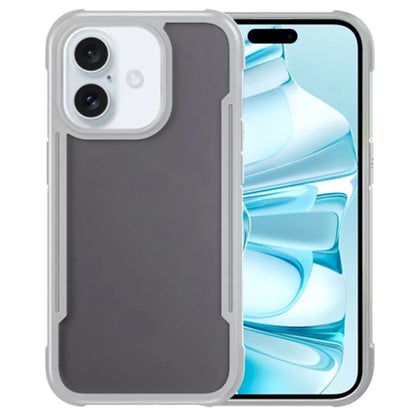 For iPhone 16 Case PC+TPU Drop-Proof Skin-Touch Phone Back Cover