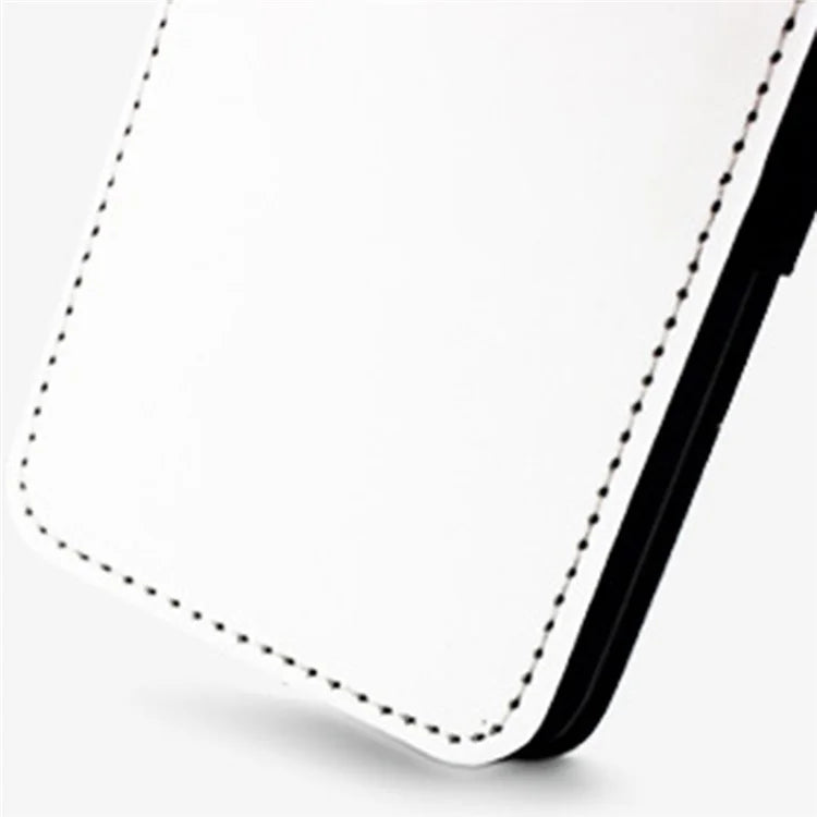 For iPhone 16 Case PU Leather Sublimation Blank Smart Phone Cover with Card Holder