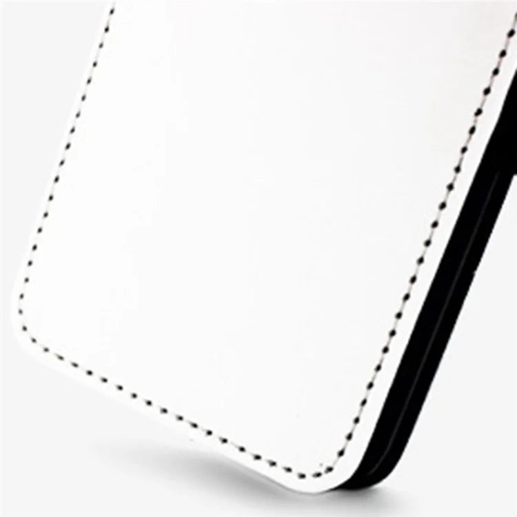 For iPhone 16 Pro Case PU Leather Sublimation Blank Smart Phone Cover with Card Holder
