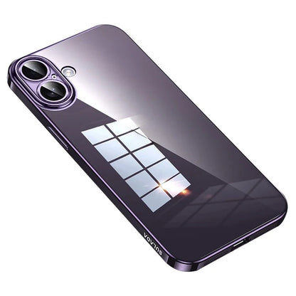 SULADA For iPhone 16 Plus Case Ultra-Thin Electroplated TPU Clear Phone Cover