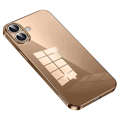 SULADA For iPhone 16 Case Ultra-Thin Electroplated TPU Clear Phone Cover