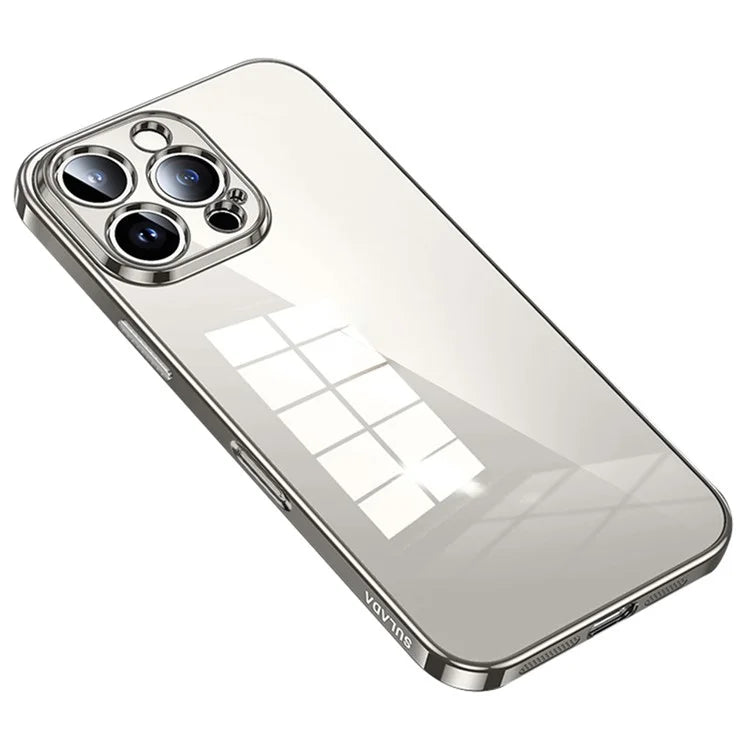 SULADA For iPhone 16 Pro Case Ultra-Thin Electroplated TPU Clear Phone Cover