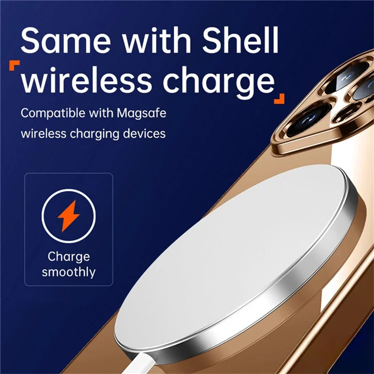 SULADA For iPhone 16 Pro Case Ultra-Thin Electroplated TPU Clear Phone Cover