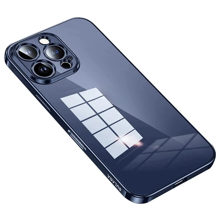 SULADA For iPhone 16 Pro Case Ultra-Thin Electroplated TPU Clear Phone Cover