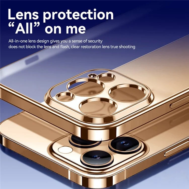 SULADA For iPhone 16 Pro Max Case Electroplated AG Matte Anti-Fingerprint TPU Phone Cover