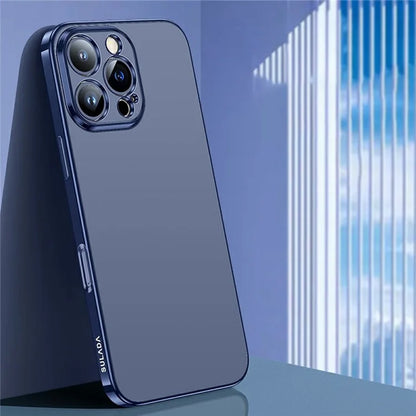 SULADA For iPhone 16 Pro Max Case Electroplated AG Matte Anti-Fingerprint TPU Phone Cover