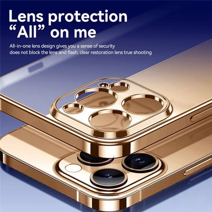 SULADA For iPhone 16 Pro Max Case Electroplated AG Matte Anti-Fingerprint TPU Phone Cover