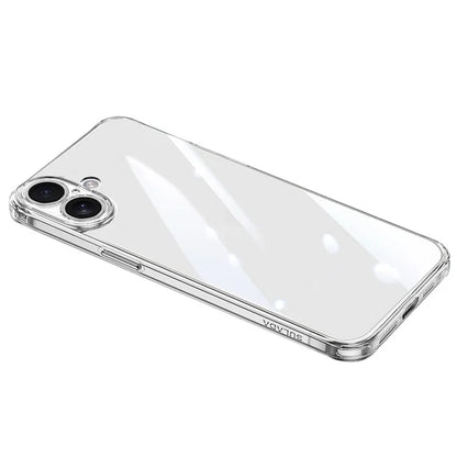 SULADA For iPhone 16 Plus Clear Case TPU +Tempered Glass Shockproof Phone Case