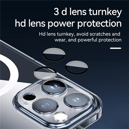 SULADA For iPhone 16 Pro Max Case Built-In Lens Film TPU+PC Phone Cover Compatible with MagSafe