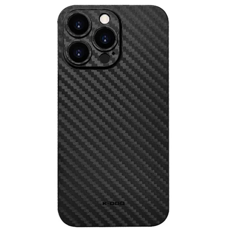 KZDOO For iPhone 16 Pro Max Compatible with MagSafe Carbon Fiber Texture Ultra Thin PP Phone Cover