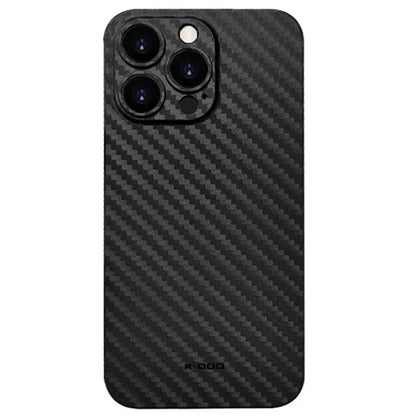 KZDOO For iPhone 16 Pro Max Compatible with MagSafe Carbon Fiber Texture Ultra Thin PP Phone Cover