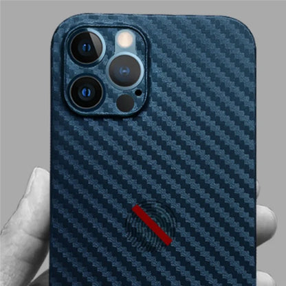 KZDOO For iPhone 16 Pro Max Compatible with MagSafe Carbon Fiber Texture Ultra Thin PP Phone Cover