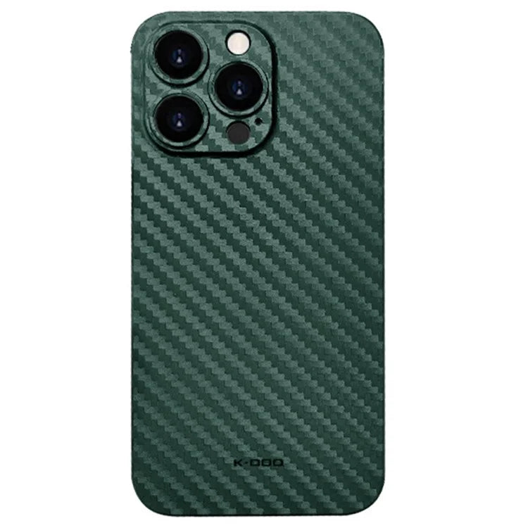 KZDOO For iPhone 16 Pro Max Compatible with MagSafe Carbon Fiber Texture Ultra Thin PP Phone Cover