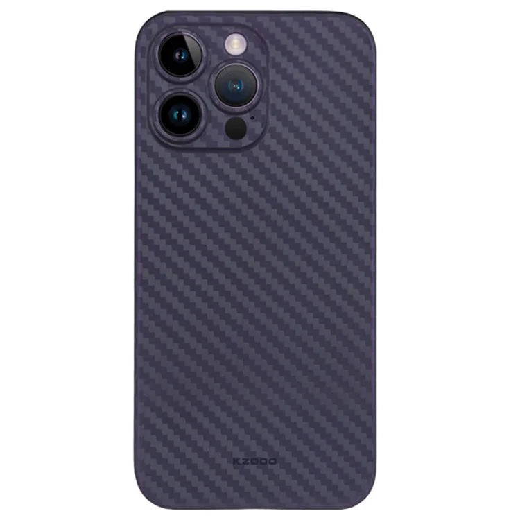 KZDOO For iPhone 16 Pro Max Compatible with MagSafe Carbon Fiber Texture Ultra Thin PP Phone Cover