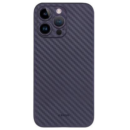 KZDOO For iPhone 16 Pro Max Compatible with MagSafe Carbon Fiber Texture Ultra Thin PP Phone Cover