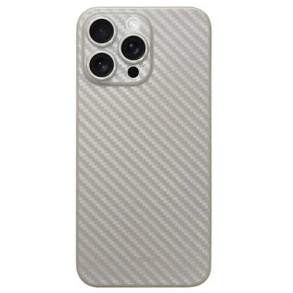 KZDOO For iPhone 16 Pro Max Compatible with MagSafe Carbon Fiber Texture Ultra Thin PP Phone Cover