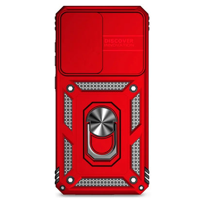 For Samsung Galaxy S24 FE Case PC + TPU Phone Cover Lens Ultimate Protection Kickstand