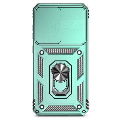 For Samsung Galaxy S24 FE Case PC + TPU Phone Cover Lens Ultimate Protection Kickstand